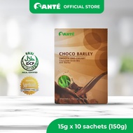 Santé Choco Barley – Chocolate Flavored Organic Barley Drink – Healthy Energy Drink – 10 Sachets