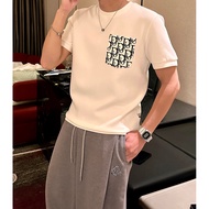 DIOR/DIOR/2026 Early Spring New Style Short-Sleeved T-Shirt Men Style Women Couple Style Printed T-S