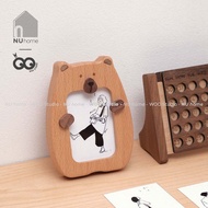 Bear-shaped mini desktop photo frame - Beri | NU Home | Beautiful natural wooden mini intax photo fr