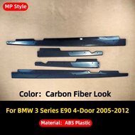TEMU ชุดกันชนข้างรถยนต์ สปอยเลอร์ | วัสดุ ABS, อุปกรณ์แต่งรถสำหรับ BMW 2005-2012 E90 E92 E93 M3 4-Do