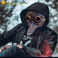 MXMUSTY Steampunk Plague Mask, Scary Masquerade Bird Mouth Mask, Creative RP Long Nose Plague Beak M