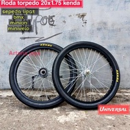 Kenda 20 X 1.7 Torpedo Rim Bicycle Wheels Already Assembled, Just Install Whee Lset 20/ Bicycle Rims