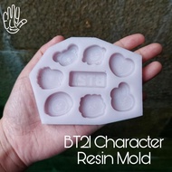 Cetakan Resin Bt21 Bts / Resin Mold Bt21 Character