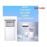 MIDEA PORTABLE AIRCOND 1.5HP NON-INVERTER