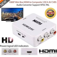 NEWEST HDMI to AV RCA Converter HDMI to AV/ HDMI to RCA/