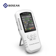 Bosean Air quality Monitor CO2 CO PM2.5 HCHO TVOC Temperature Humidity Monitor Home Air quality dete