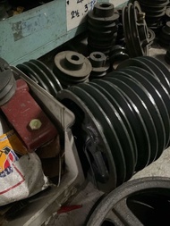 มู่เล่ย์ 7นิ้ว 8นิ้ว 3ร่องB 1ร่องA รูกลึงเกลียว 1.5นิ้ว ทำ รถ อีแต๋น อีแต้ก VK มู่เล่ พูเล่ มู่เล่ย์