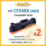 2 Units CF 248 248X 48X Black CF248X Compatible Toner for Pro M15 M15a M15w M28w M28a printer