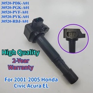 Car Ignition Coil UF400 30520-PDK-A01 30520-PGK-A01 30520-PVF-A01 For 2001-2005 Honda Civic Acura EL