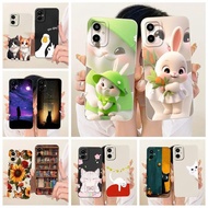For Samsung Galaxy F06 5G Case SM-E066B Cute Rabbit Cartoon Cover Soft TPU Phone Cases For Samsung F