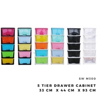 5 Tier Drawer Cabinet SW-M300 6 High Quality Multipurpose Cabinet Drawer Buatan