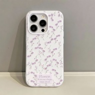 Tags Purple Flowers 2 in1 Phone Case For Samsung Galaxy F56 F36 M56 M36 F70E M17 F17 M07 F07 M40S M3
