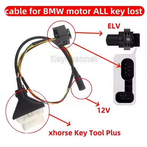 BM ALL Key Lost Programming Cable for BM W K1600gt F750GS R1250GS C400X S1000RR 4D 8A AKL Programmin