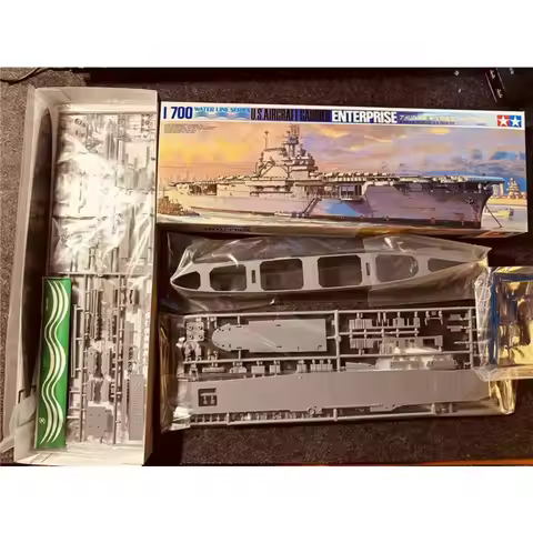 TAMIYA model Ship Assemble Model Kit 1/700 77514 USS Aircraft Carrier Enterprise CV-6 for Military M