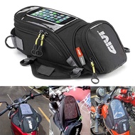 GIVI Universal Motorcycle Bag Waterproof Gym Bag With Mobile Phone Transparent Mezzanine Black Oil Fuel Tank Bags