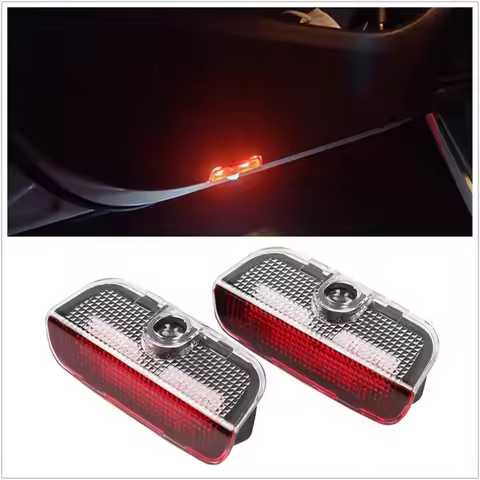 NEW LED Car Door Ghost Shadow Welcome Lights Accessories For VW Sharan 7N Touran 5T1 Scirocco MK3 Ti