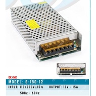 POWER SUPPLY 12V 15A
