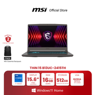 MSI NOTEBOOK THIN 15 B13UC-2415TH | 15.6" FHD | Raptor Lake i7-13620H | NVIDIA GeForce RTX 3050 | 16