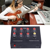 audioworld-MY Generic 7 Band Sound Equalizer  2 Channel Digital with 3.5mm Plug 5-12V DC for Gamers 