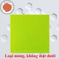 Base plate 32x32 thin base (only 1 top side) young green