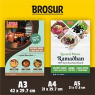 Brochure Design/Reward Menu/Note
