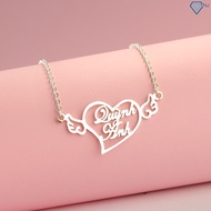 Dây chuyền nữ bạc thật mặt chữ khắc tên theo yêu cầu DCN0000 - Trang Sức TNJ