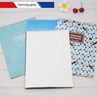 Korea Imported morning glory Student Graffiti Notebook 16K Blank Inner Page Notepad 74125