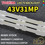 43V31MP TOSHIBA TV LED BACKLIGHT BARU READY STOCK 43V31