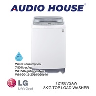 [BULKY] LG T2108VSAW 8KG TOP LOAD WASHER ***2 YEARS LG WARRANTY***