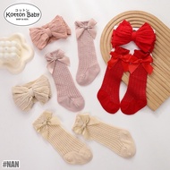 0-1 year old | 2in1 (SOCKS + Bandanas) IMPORTED baby CHILDREN'S CUTE SOCKS FOR GIRLS koton baby cata
