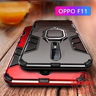 CASING OPPO F11 CASE ROBOT ARMOR IRING STANDING CASE #SNWIRC