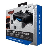 Bionik Quickshot Pro: Customizable Trigger Enhancement Kit Designed for PlayStation 4 Dualshock Controllers -Improved Ergonomics - PlayStation 4