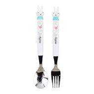 韓國製 Miffy 頭兒童餐具 不銹剛匙羹 叉 (平行進口)