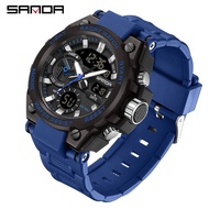 Alarm Clock Shockproof Fashion Watch Cross-Border Luminous Youth Electronic Men's Watch Sanda New St