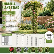 Gardening Umbrella Trellis Climbing Frame Rose Clematis Plant Support Flower Stand Kebun Rak Bunga 6