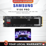 [FAST SHIP] Samsung 9100 PRO | NVMe  2.0 | PCIe 5.0 x4  Internal SSD (1TB / 2TB / 4TB)  (Without Hea