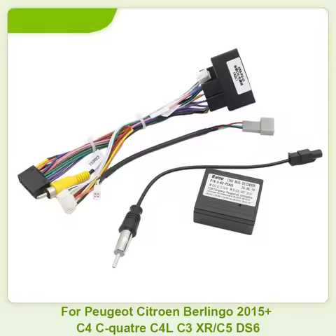 PSA-RZ-65 Canbus Box 16Pin Android Car Stereo Wiring Harness For Peugeot Citroen Berlingo 2015+ C4 C