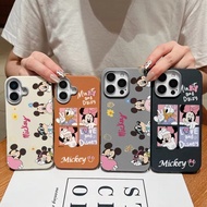 Mickey Mouse Donald Duck PU Leather Case for Samsung Galaxy S25 Ultra S25 Plus M17 F17 M07 F07 F56 F