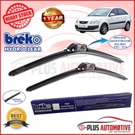 Breko High Quality Hydroclear Silicone Wiper Blade (21 / 18) Compatible With Kia Rio 2000-2010