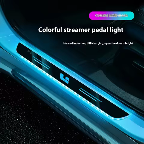 Car LED Wireless Threshold Light For LEADING IDEAL One Li Auto L9 L6 L8 L7 Mega i8 Auto interior acc