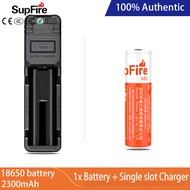 SUPERFIRE AB3 High capacity 18650 Li-ion Battery Charger 2300mAh 3.7v/4.2v Strong Light Flashlight