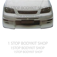 PROTON WAJA FRONT BUMPER WITH LAMP (SKYLINE) FIBER(FIBERGLASS)SKIRT LIP BODYKIT