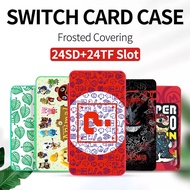 ❤️Ready Stock❤️Compatible for Nintendo Switch Game Card Storage Case or Micro SD Memory Cards,Foldable Protective Storage Accessories Hard Shell Portable Cartridge Holder,Shockproof Water Resistant（24 packs）