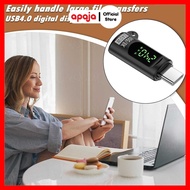 Apaja OTG Adapter Converter Type C Female to Male Digital Display 240W - F62C