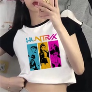 Kpop Demon Hunters Tiger crop top Fairy gothic  Aesthetic y2k cropped gyaru 2025 corset teens clothe