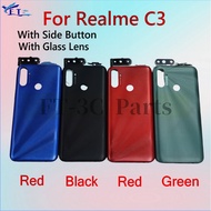 For Realme C3 Back Battery Cover Housing Rear Housing Door Back Case replacement parts