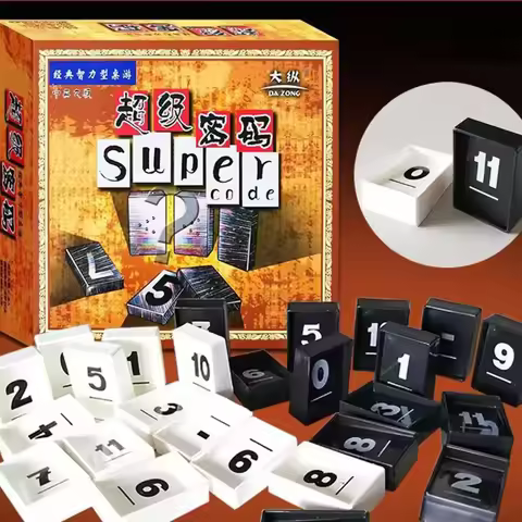 Kids 2-4 Players Party Games Da Vinci Code Puzzle GameToys Board Games Reasoning Gift Toys For Adult