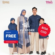 ORIGINAL NIBRAS COUPLE SARIMBIT MUSLIM CLOTHING - ELYS BLUE