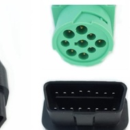 Fubon Wire Harness Penyambung Kereta 12V OBD Male ke J1939 Kabel Penyambung Terminal Wanita 4.6