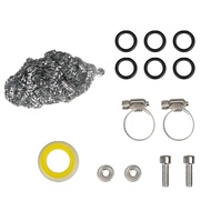 Well Made- Universal Car Breathe Oil Catch Kit with Air Filter Oil Collection Container Air Filter V